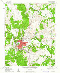 Pawhuska Oklahoma Historical topographic map, 1:24000 scale, 7.5 X 7.5 Minute, Year 1960