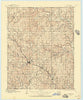 Pawhuska Oklahoma Historical topographic map, 1:125000 scale, 30 X 30 Minute, Year 1909