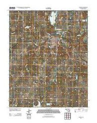 Pawnee Oklahoma Historical topographic map, 1:24000 scale, 7.5 X 7.5 Minute, Year 2013