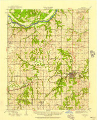Pawnee Oklahoma Historical topographic map, 1:62500 scale, 15 X 15 Minute, Year 1930