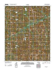 Pearson Oklahoma Historical topographic map, 1:24000 scale, 7.5 X 7.5 Minute, Year 2012