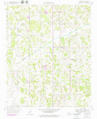 Pearson Oklahoma Historical topographic map, 1:24000 scale, 7.5 X 7.5 Minute, Year 1958