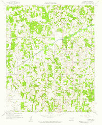 Pearson Oklahoma Historical topographic map, 1:24000 scale, 7.5 X 7.5 Minute, Year 1958