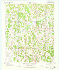 Pearson Oklahoma Historical topographic map, 1:24000 scale, 7.5 X 7.5 Minute, Year 1958