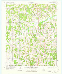 Pearson Oklahoma Historical topographic map, 1:24000 scale, 7.5 X 7.5 Minute, Year 1958