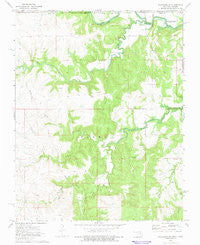 Pearsonia NE Oklahoma Historical topographic map, 1:24000 scale, 7.5 X 7.5 Minute, Year 1973