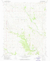 Pearsonia Oklahoma Historical topographic map, 1:24000 scale, 7.5 X 7.5 Minute, Year 1973