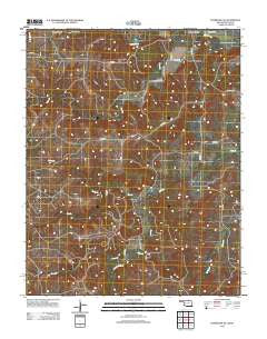 Pearsonia NE Oklahoma Historical topographic map, 1:24000 scale, 7.5 X 7.5 Minute, Year 2012