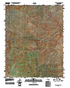 Pearsonia NW Oklahoma Historical topographic map, 1:24000 scale, 7.5 X 7.5 Minute, Year 2010