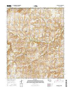 Pearsonia NW Oklahoma Current topographic map, 1:24000 scale, 7.5 X 7.5 Minute, Year 2016