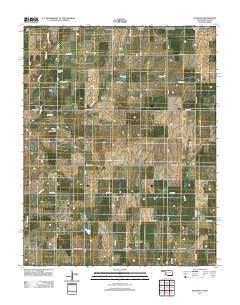 Peckham Oklahoma Historical topographic map, 1:24000 scale, 7.5 X 7.5 Minute, Year 2012