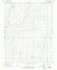 Peckham Oklahoma Historical topographic map, 1:24000 scale, 7.5 X 7.5 Minute, Year 1968