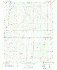 Peckham Oklahoma Historical topographic map, 1:24000 scale, 7.5 X 7.5 Minute, Year 1968