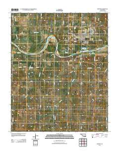 Perkins Oklahoma Historical topographic map, 1:24000 scale, 7.5 X 7.5 Minute, Year 2012