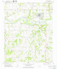 Perkins Oklahoma Historical topographic map, 1:24000 scale, 7.5 X 7.5 Minute, Year 1978