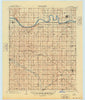 Perkins Oklahoma Historical topographic map, 1:62500 scale, 15 X 15 Minute, Year 1909