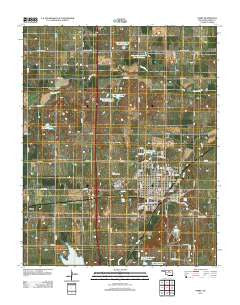 Perry Oklahoma Historical topographic map, 1:24000 scale, 7.5 X 7.5 Minute, Year 2012