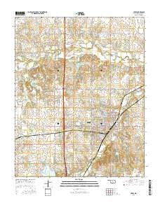 Perry Oklahoma Current topographic map, 1:24000 scale, 7.5 X 7.5 Minute, Year 2016