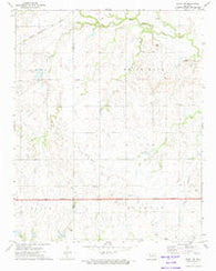Perry NW Oklahoma Historical topographic map, 1:24000 scale, 7.5 X 7.5 Minute, Year 1972
