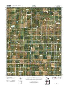 Perry NW Oklahoma Historical topographic map, 1:24000 scale, 7.5 X 7.5 Minute, Year 2012