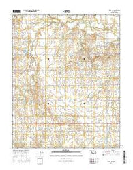 Perry NW Oklahoma Current topographic map, 1:24000 scale, 7.5 X 7.5 Minute, Year 2016