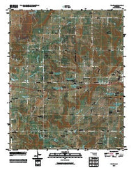Pharoah Oklahoma Historical topographic map, 1:24000 scale, 7.5 X 7.5 Minute, Year 2010