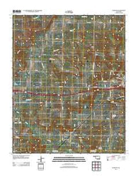 Pharoah Oklahoma Historical topographic map, 1:24000 scale, 7.5 X 7.5 Minute, Year 2012