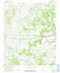 Pharoah Oklahoma Historical topographic map, 1:24000 scale, 7.5 X 7.5 Minute, Year 1967