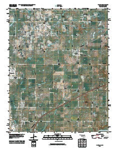 Picher Oklahoma Historical topographic map, 1:24000 scale, 7.5 X 7.5 Minute, Year 2010