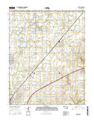 Picher Oklahoma Current topographic map, 1:24000 scale, 7.5 X 7.5 Minute, Year 2016