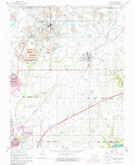 Picher Oklahoma Historical topographic map, 1:24000 scale, 7.5 X 7.5 Minute, Year 1961