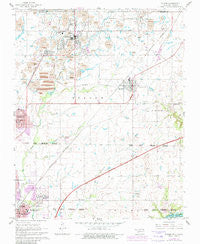 Picher Oklahoma Historical topographic map, 1:24000 scale, 7.5 X 7.5 Minute, Year 1961