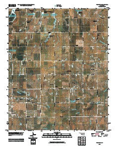 Piedmont Oklahoma Historical topographic map, 1:24000 scale, 7.5 X 7.5 Minute, Year 2009