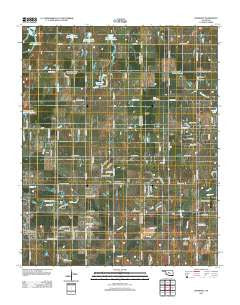 Piedmont Oklahoma Historical topographic map, 1:24000 scale, 7.5 X 7.5 Minute, Year 2012