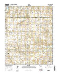 Piedmont Oklahoma Current topographic map, 1:24000 scale, 7.5 X 7.5 Minute, Year 2016