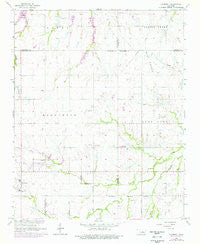 Piedmont Oklahoma Historical topographic map, 1:24000 scale, 7.5 X 7.5 Minute, Year 1966