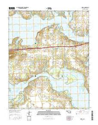 Pierce Oklahoma Current topographic map, 1:24000 scale, 7.5 X 7.5 Minute, Year 2016