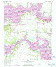 Pierce Oklahoma Historical topographic map, 1:24000 scale, 7.5 X 7.5 Minute, Year 1962