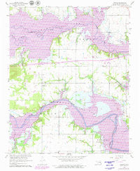 Pierce Oklahoma Historical topographic map, 1:24000 scale, 7.5 X 7.5 Minute, Year 1962