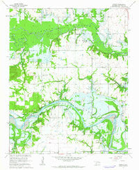 Pierce Oklahoma Historical topographic map, 1:24000 scale, 7.5 X 7.5 Minute, Year 1962