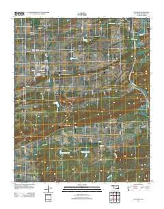 Pittsburg Oklahoma Historical topographic map, 1:24000 scale, 7.5 X 7.5 Minute, Year 2013