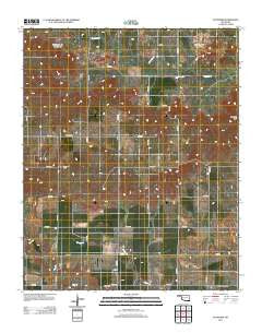Plainview Oklahoma Historical topographic map, 1:24000 scale, 7.5 X 7.5 Minute, Year 2012