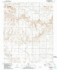 Plainview Oklahoma Historical topographic map, 1:24000 scale, 7.5 X 7.5 Minute, Year 1989