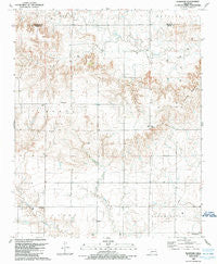 Plainview Oklahoma Historical topographic map, 1:24000 scale, 7.5 X 7.5 Minute, Year 1989