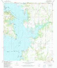 Platter Oklahoma Historical topographic map, 1:24000 scale, 7.5 X 7.5 Minute, Year 1982