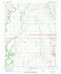 Ponca City NW Oklahoma Historical topographic map, 1:24000 scale, 7.5 X 7.5 Minute, Year 1968
