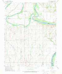 Ponca City SE Oklahoma Historical topographic map, 1:24000 scale, 7.5 X 7.5 Minute, Year 1968