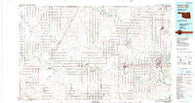 Ponca City Oklahoma Historical topographic map, 1:100000 scale, 30 X 60 Minute, Year 1985