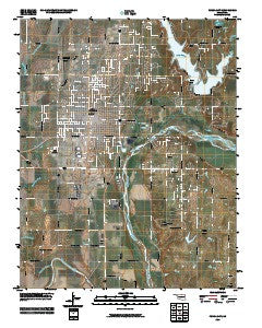 Ponca City Oklahoma Historical topographic map, 1:24000 scale, 7.5 X 7.5 Minute, Year 2010
