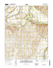 Ponca City SE Oklahoma Current topographic map, 1:24000 scale, 7.5 X 7.5 Minute, Year 2016